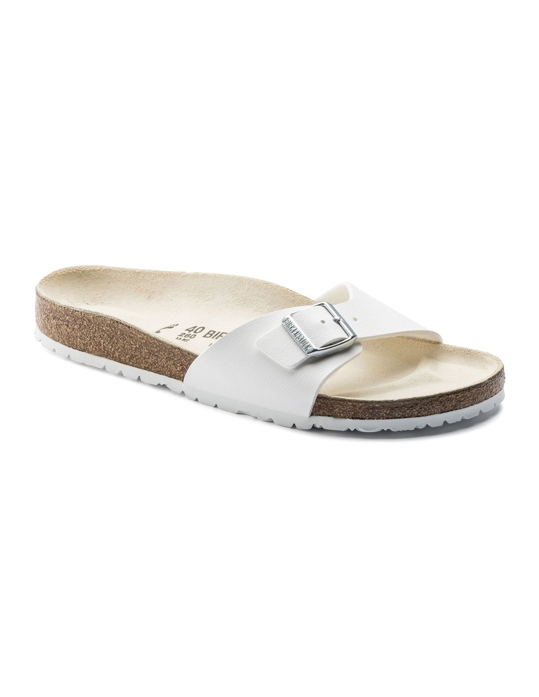 birkenstock Claquettes Homme Madrid Blanc