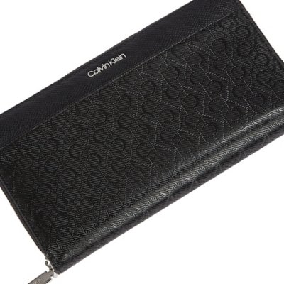 Portefeuille Ck Must Xl Zip Around CALVIN KLEIN