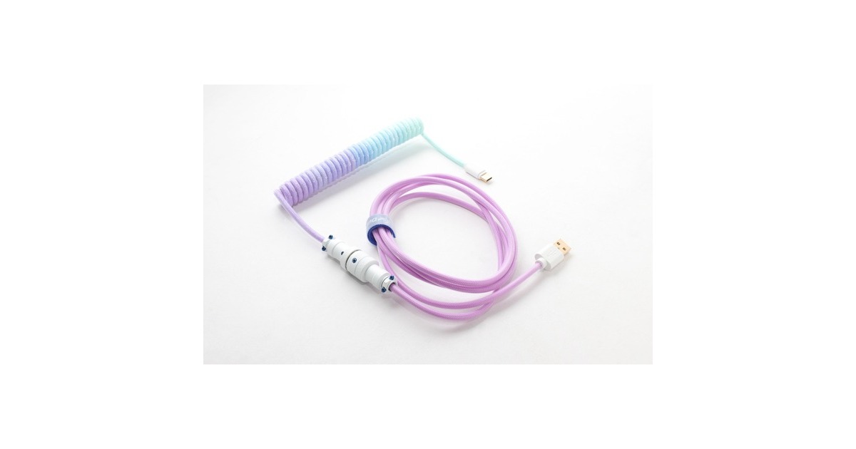 DuckyCoiled Cable V2 - Azure kabel