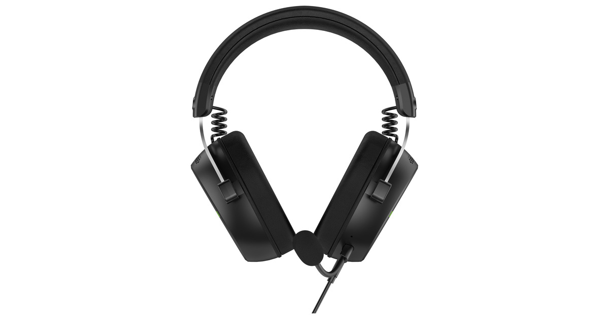 HatorHypergang 3 USB over-ear gaming headset  (Zwart, RGB, 7.1 Virtual Surround, USB / Bluetooth)