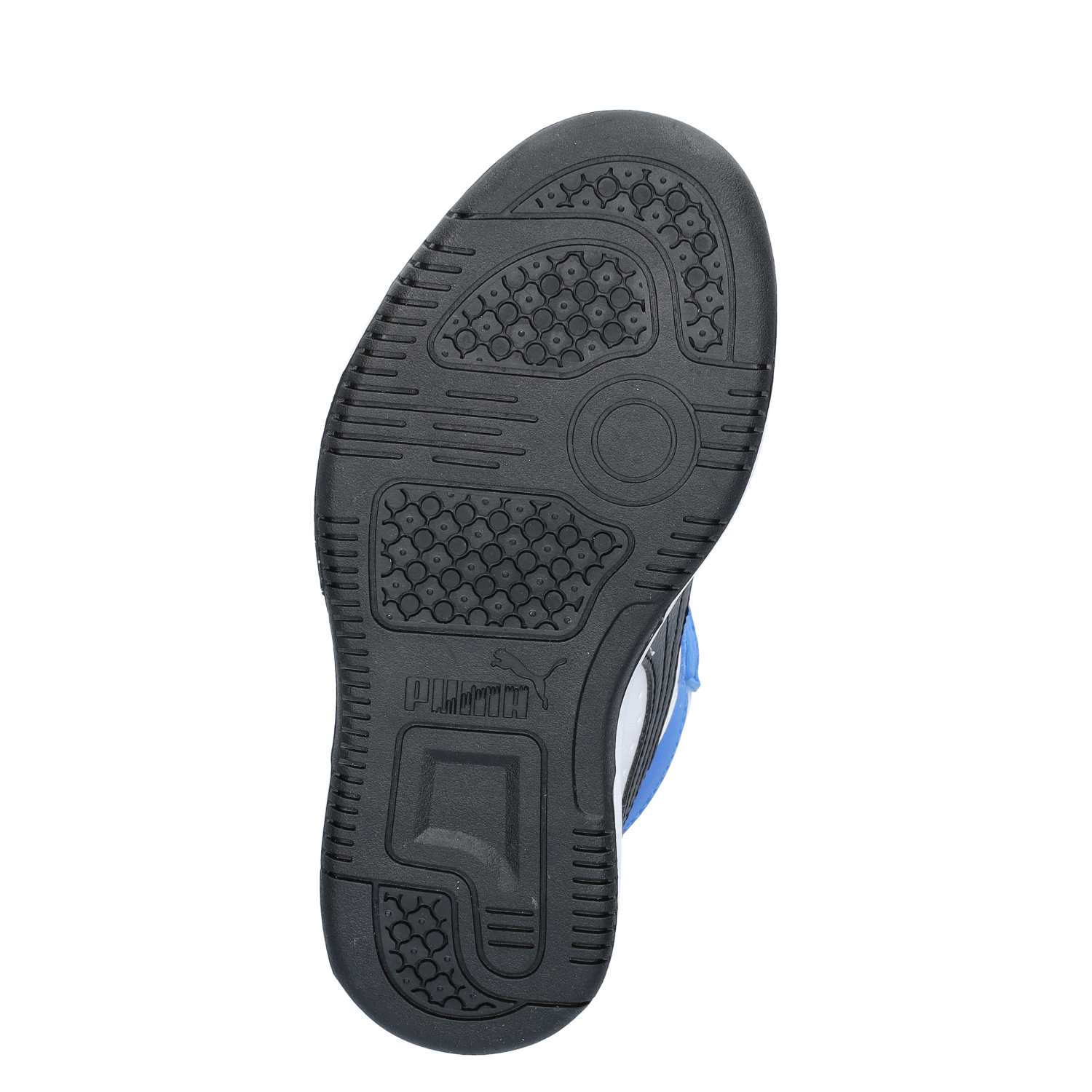 Rebound V6 Mid jongens sneaker Puma Blauw