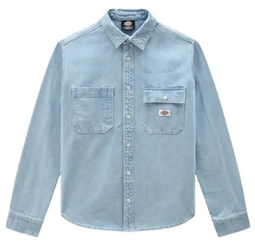 Dickies Kibler Long Sleeve Denim Shirt | SkatePro
