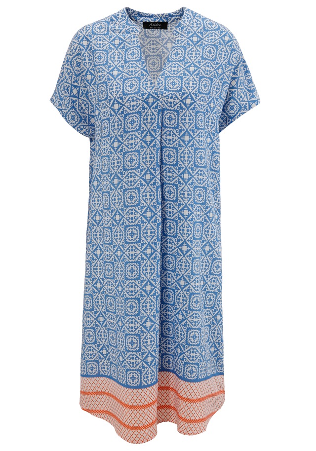 Aniston SELECTED Blusenkleid mit farbharmonischen Ornamenten-Musterung