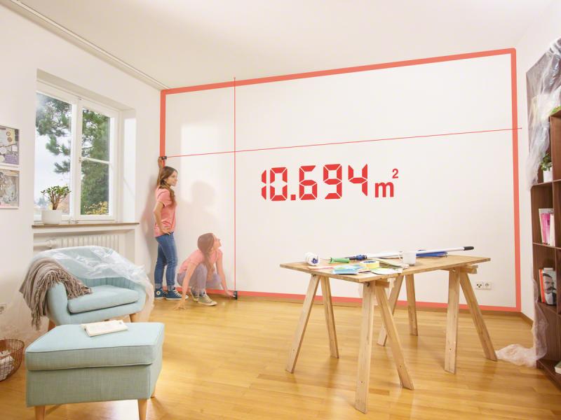 Bosch Laser-Distanzmesser Zamo 20 m Laser-Distanzmesser mit 20 m Reichweite