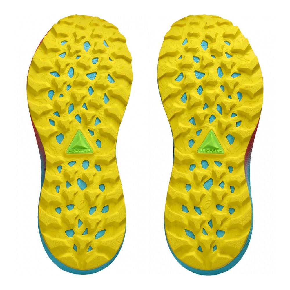 Asics GEL-TRABUCO 11 - Chaussures trail Femme french blue/vibrant yellow