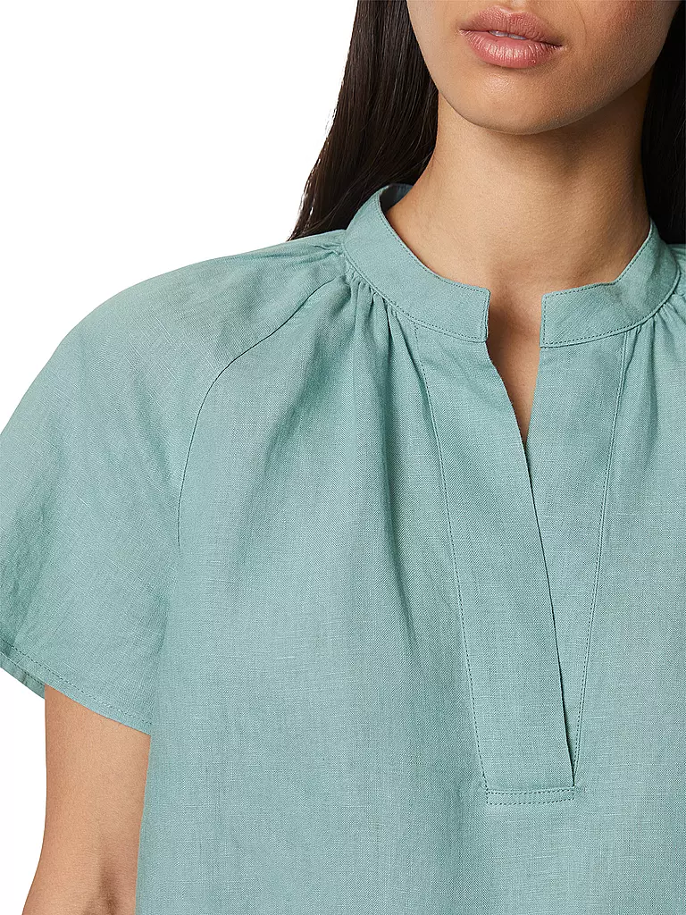 MARC O'POLO Leinenshirt  hellblau