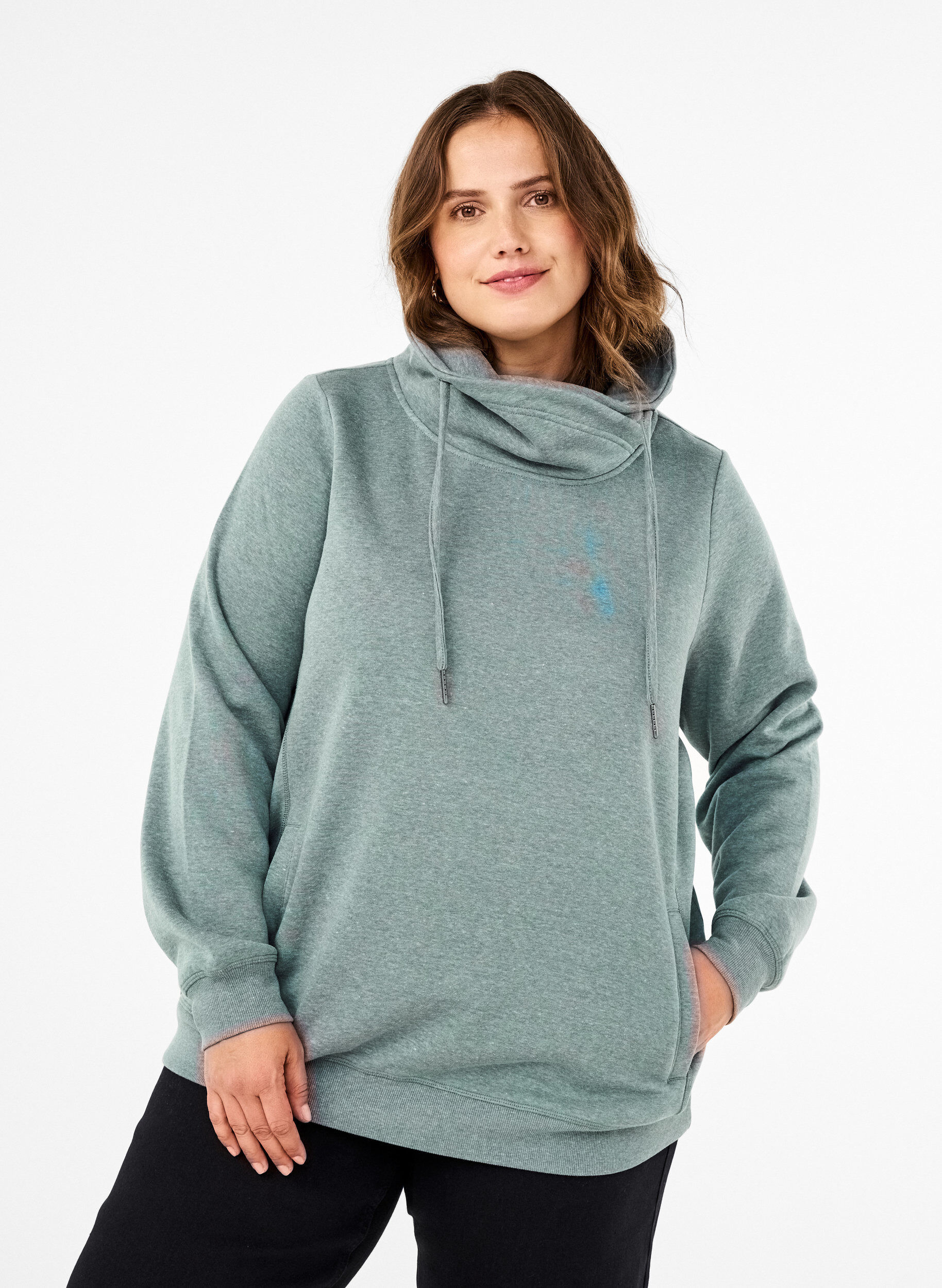 FLASH - Sweatshirt med høj krave