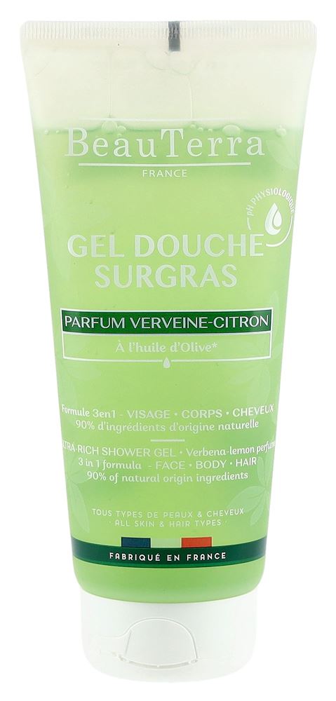 BEAUTERRA Duschgel<br>200 ml, Tube, Gel, reichhaltig Zitronenverbene
