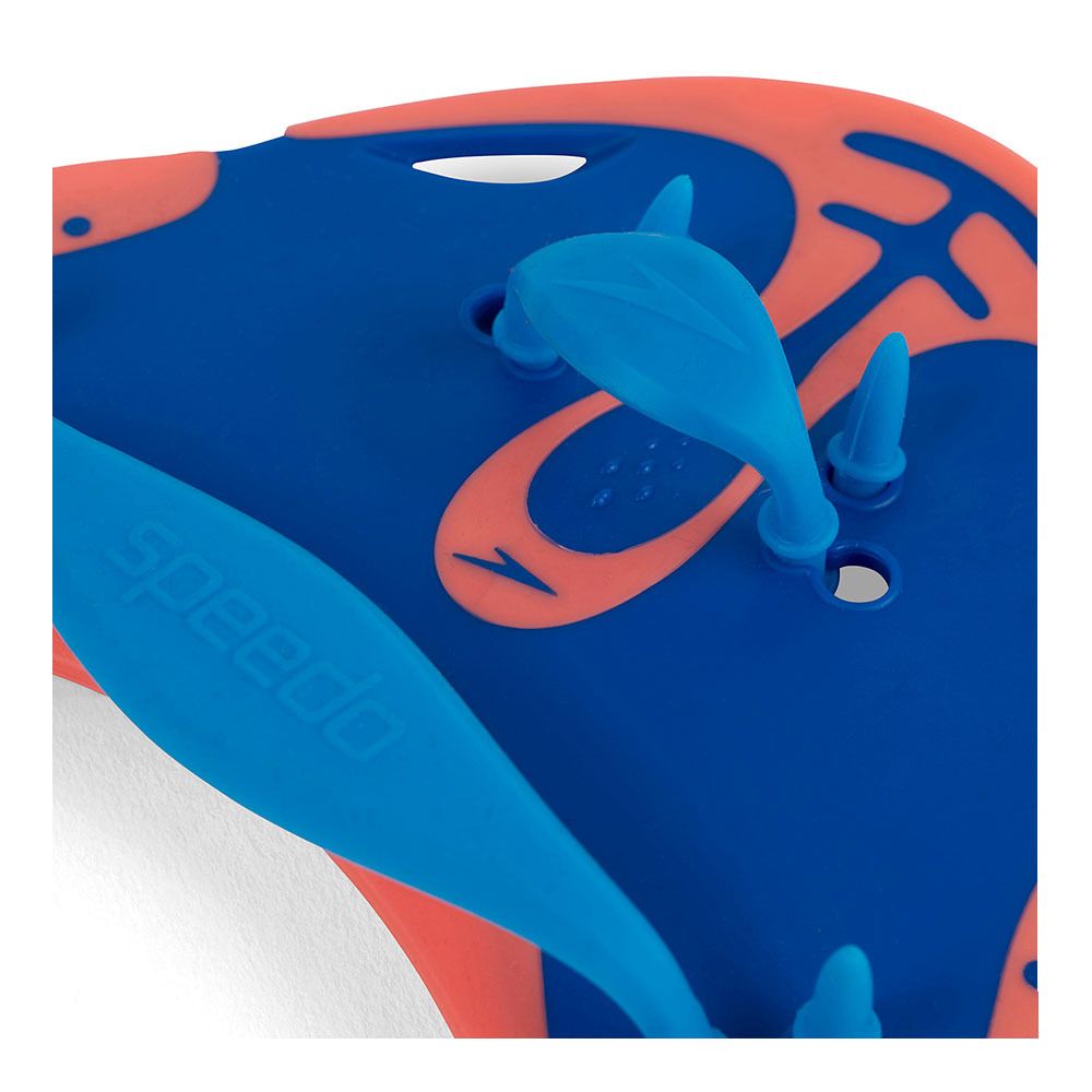 Speedo FINGER PADDLE - Plaquettes blue/orange