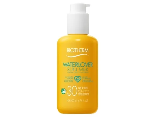 Biotherm Waterlover Sun Milk w/Pump SPF30 - Dame - 200 ml