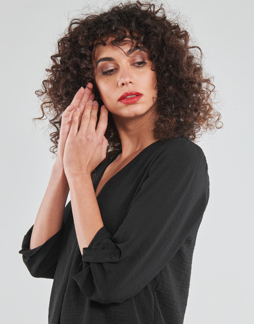 JDY - JDYDIVYA 3/4 TOP WVN NOOS Negro