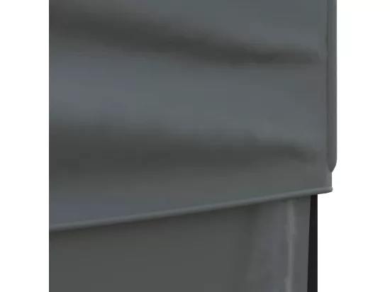 Tente de réception pliable avec parois Anthracite 3x3 m