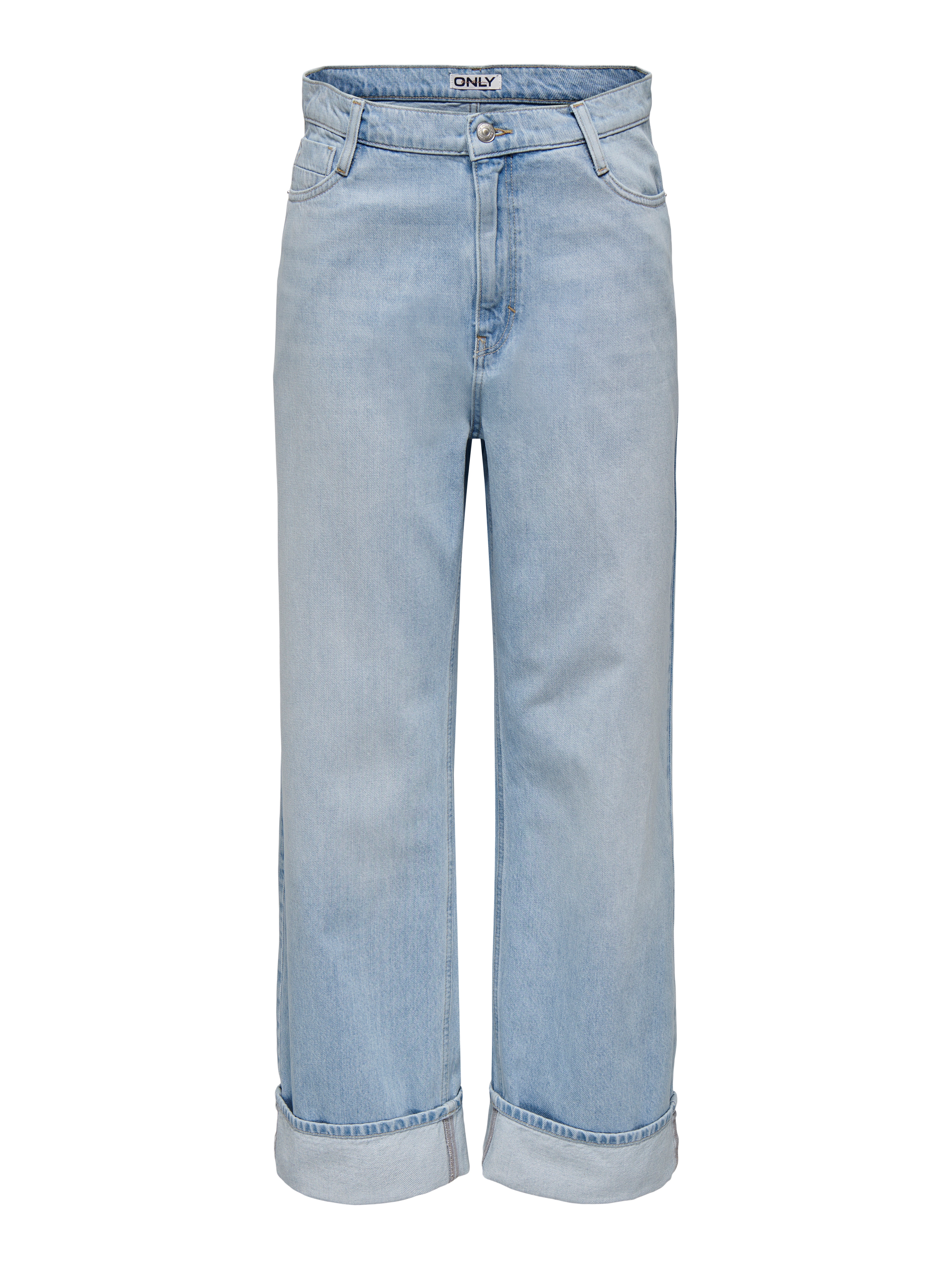 ONLHOPE Hohe Taille Weiter Beinschnitt Jeans Light Blue Denim