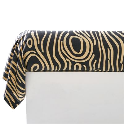 Linge de lit flanelle effet bois - BECQUET CRÉATION