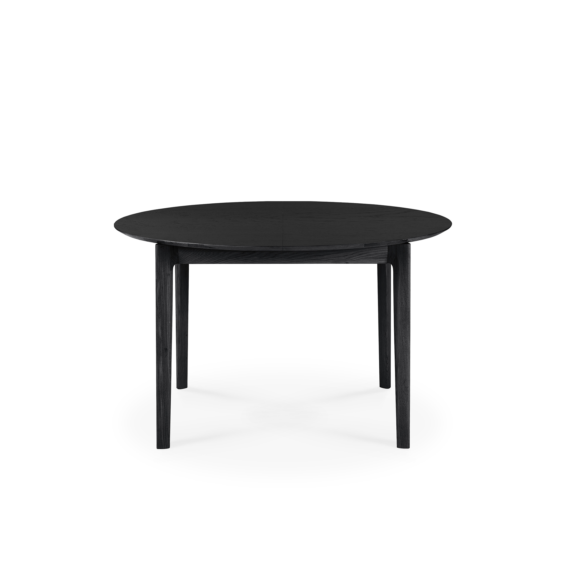 Tafel Bok - rond - uitschuifbaar 129/179 - zwart eiken