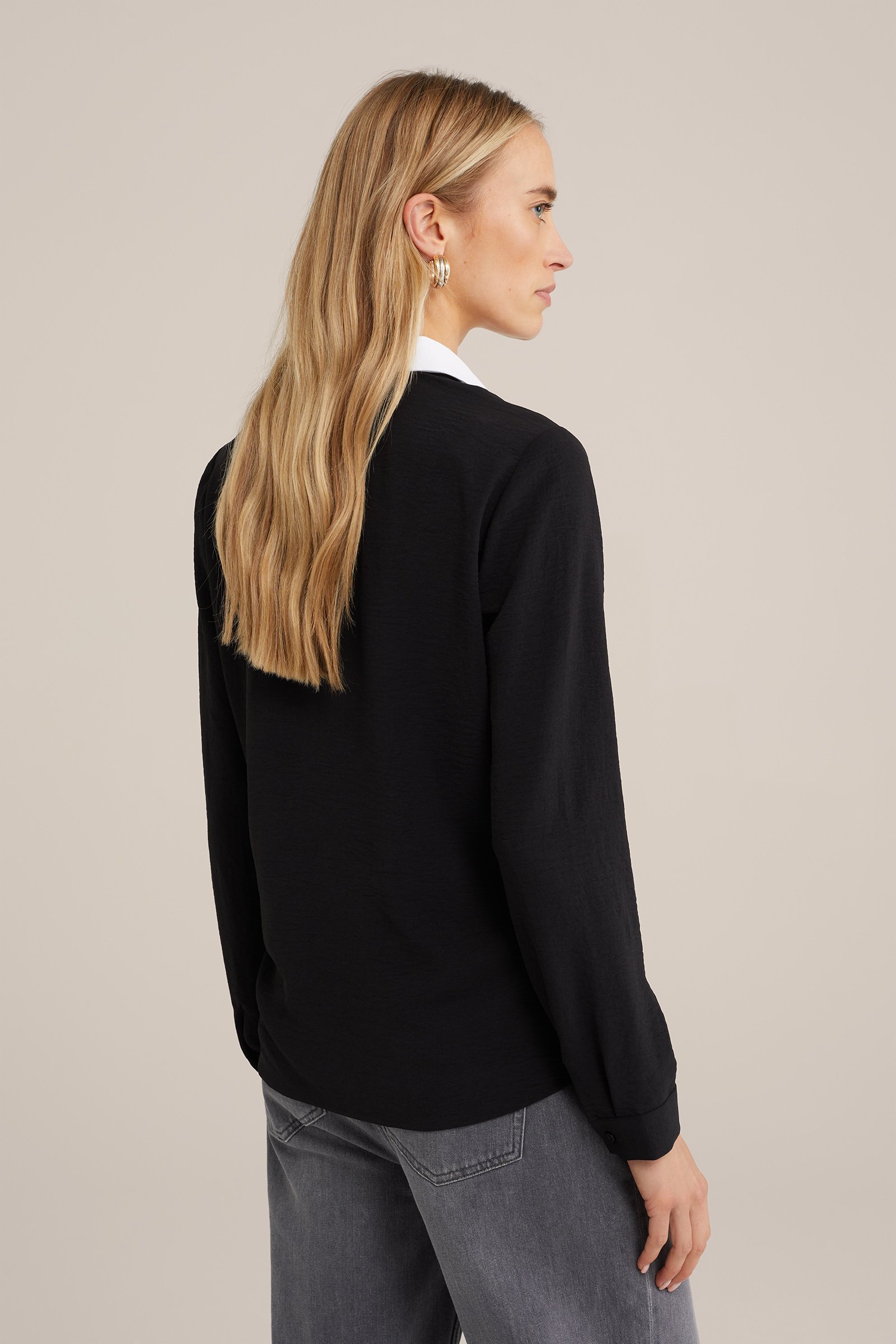 blouse WE Fashion Zwart