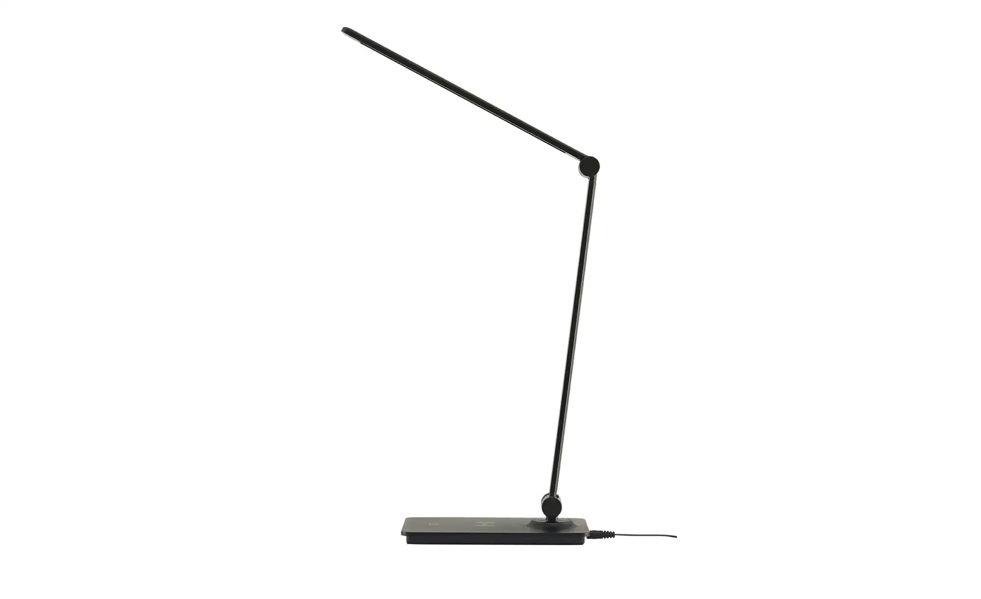 KHG LED-Tischleuchte, schwarz mit Qi-Charger