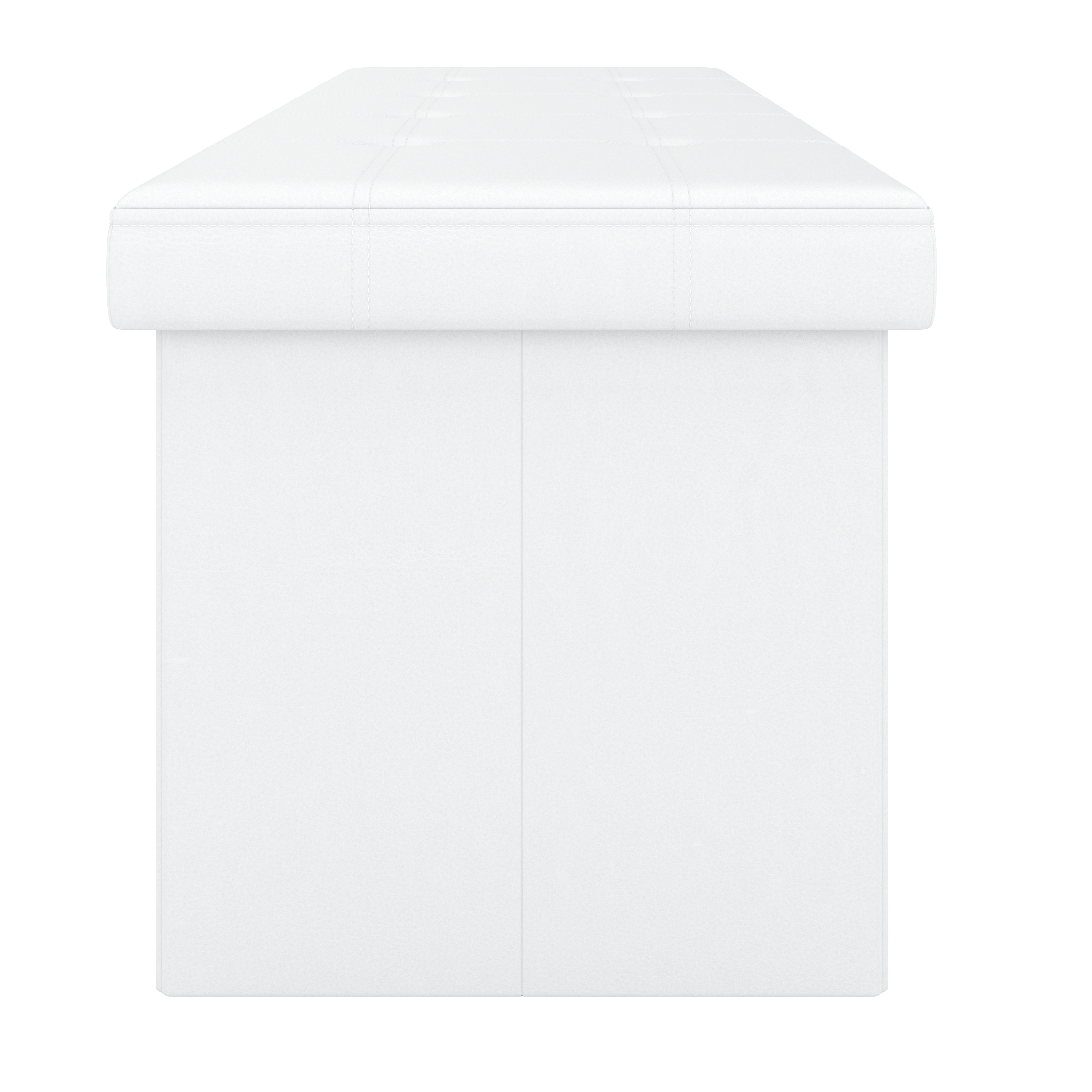 Sitzbank Leder QUINN 110 cm weiss