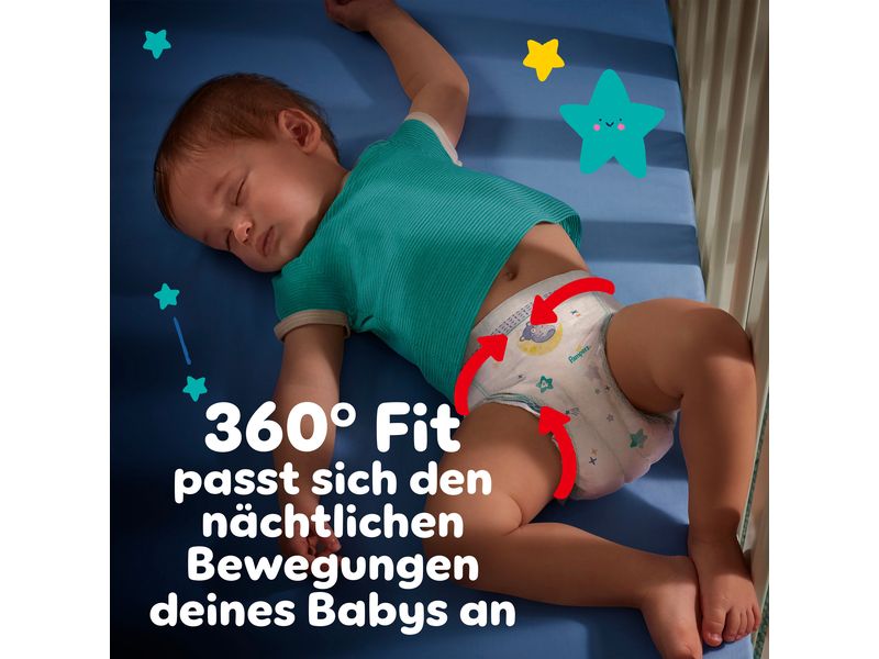 Pampers Nachtwindeln Baby Dry Night Pants Grösse 5 Monatsbox 12-17 kg, 160 Stück