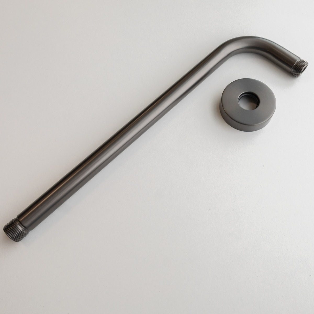 Saniclear Iron douchearm voor wandmontage 35cm verouderd ijzer - gunmetal