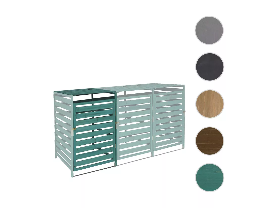 Extension pour cache-poubelle MCW-H62, vert foncé