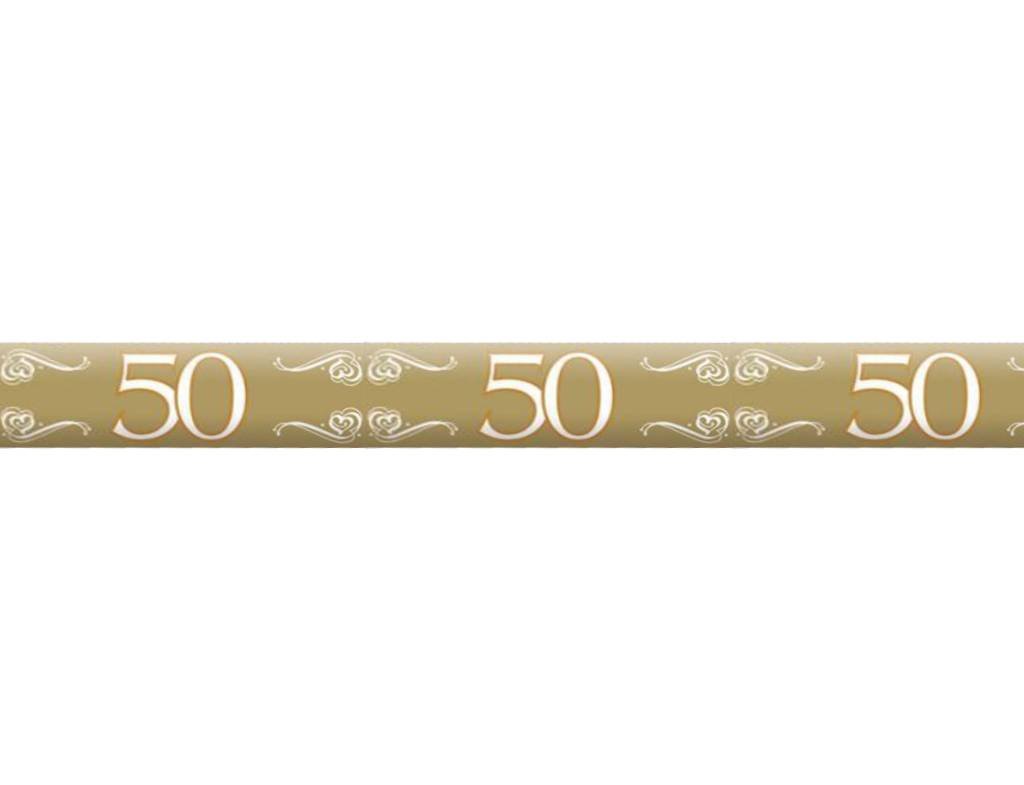 Afzetlint 50 Jaar Goud 15m