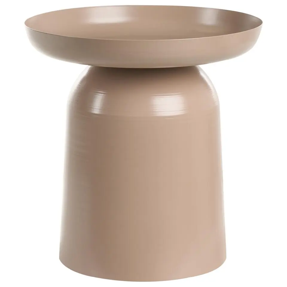 TAGGART - Bijzettafel - Taupe - IJzer