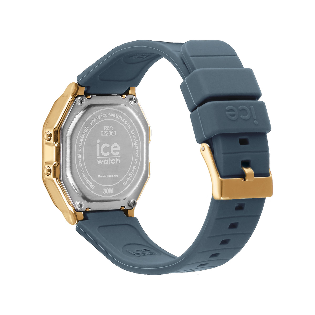 Montre ICE WATCH ice digit retro femme bracelet silicone bleu