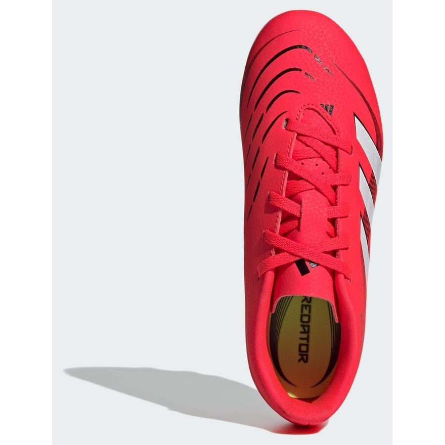 adidas Predator Club FxG Pure Victory - Lucid Red/Blanc/Noir Enfant