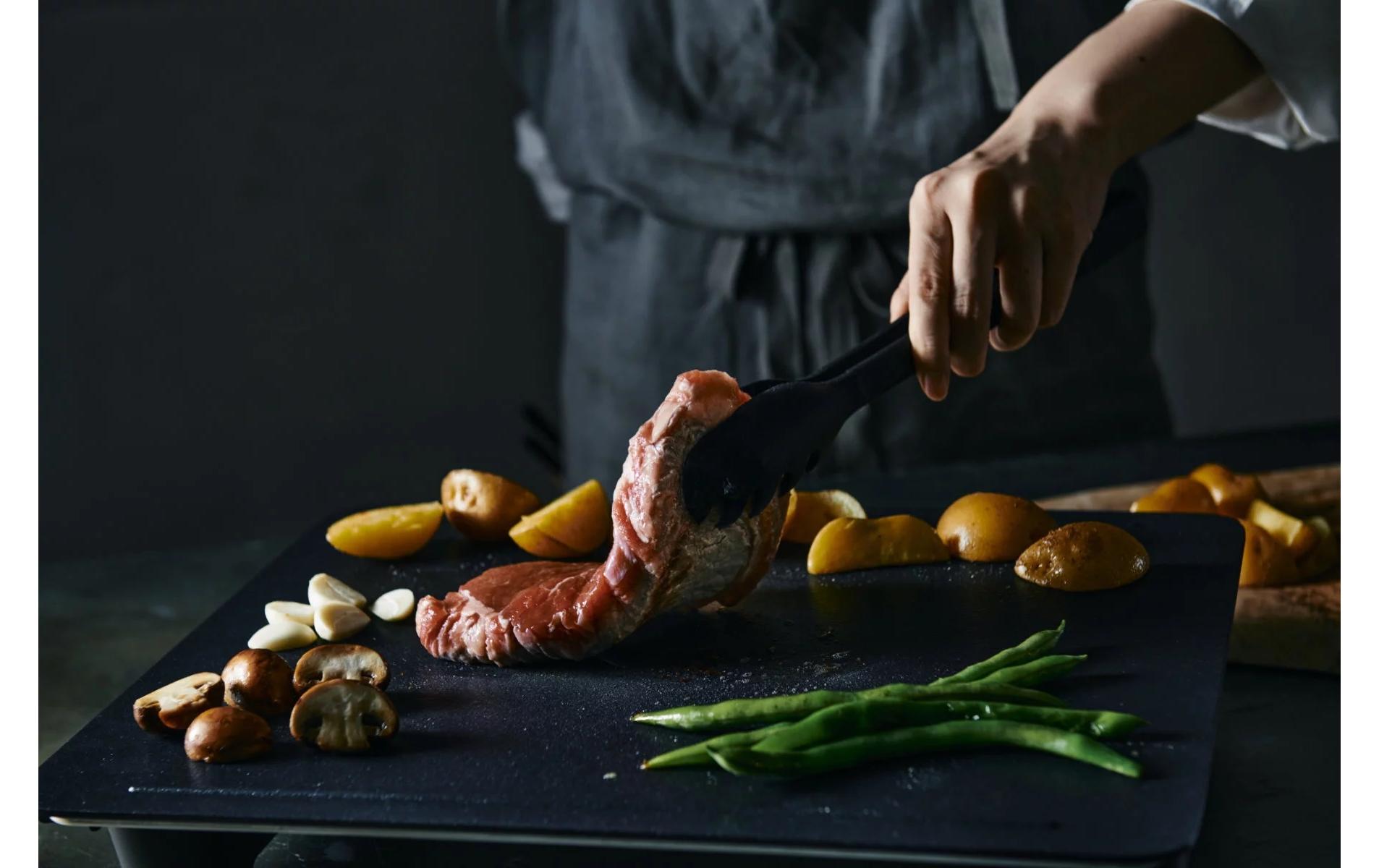 Tischgrill Magic Grill Schwarz<br>Elektrogrill im japanischen Design