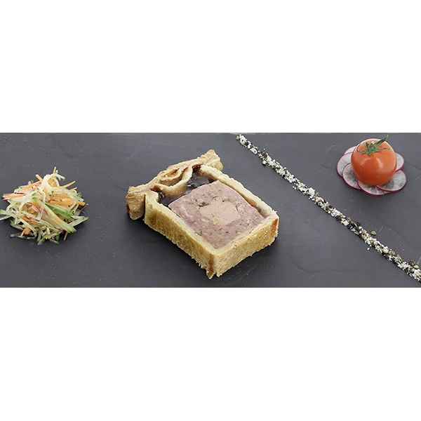 Moule à pâté croûte perforé inox Géo forme 35 cm De Buyer