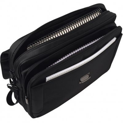 Oberthur Oklahoma - Cartable souple 2 compartiments - noir - 41 x 12 x 36 cm