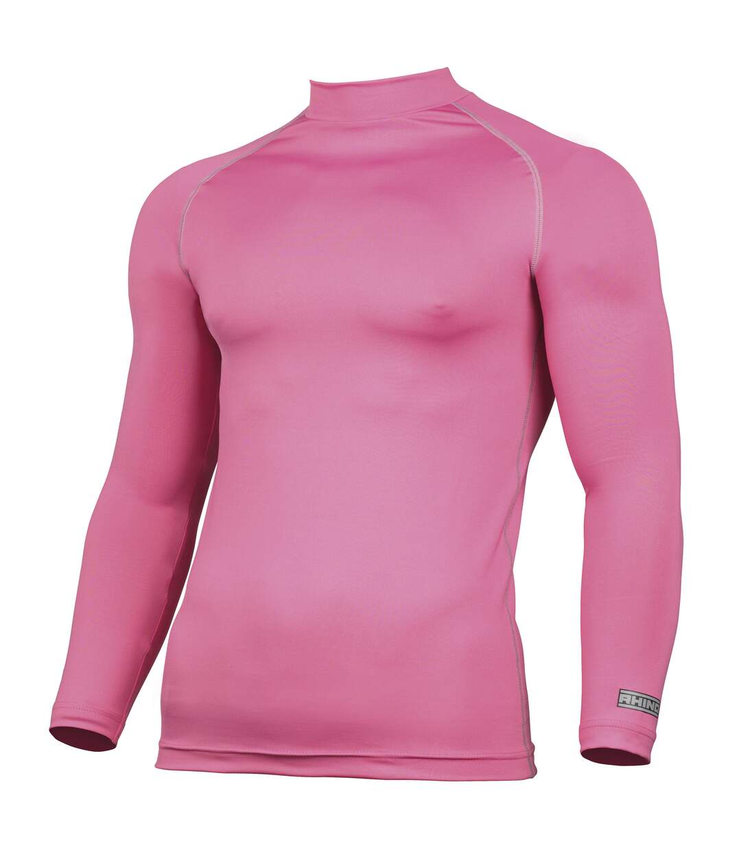 Rhino - T-shirt base layer à manches longues - Homme (Rose) - UTRW1276