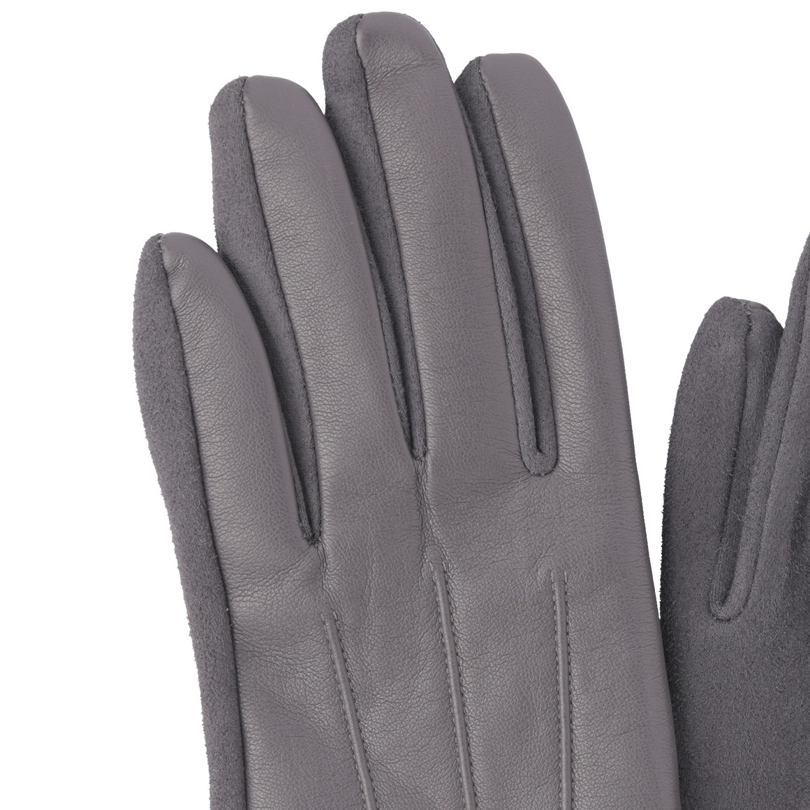 Gina Benotti Damen Handschuhe dunkelgrau