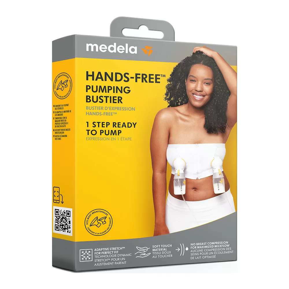 Medela Hands-free pumpe BH - Hvid - Flere størrelser
