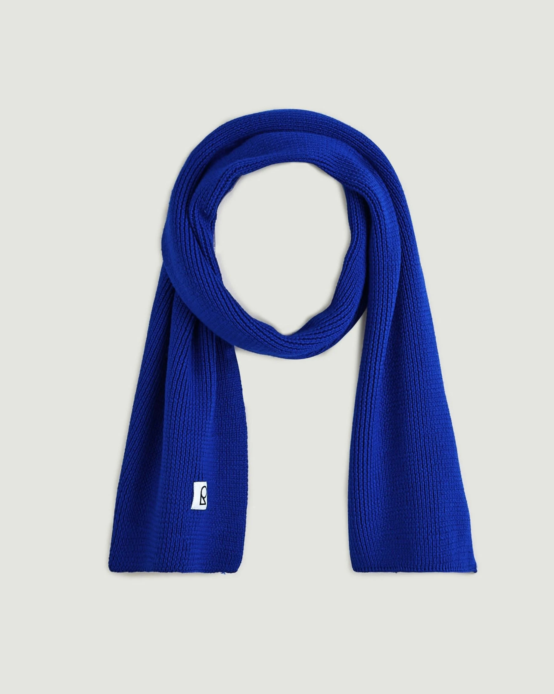Echarpe en laine mérinos unisexe | Bleu