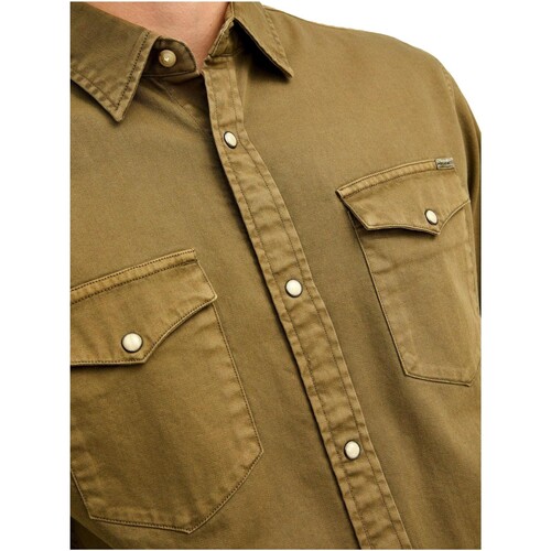 Jack & Jones - CAMISA VAQUERA HOMBRE JACK & JONES 12138115 Verde