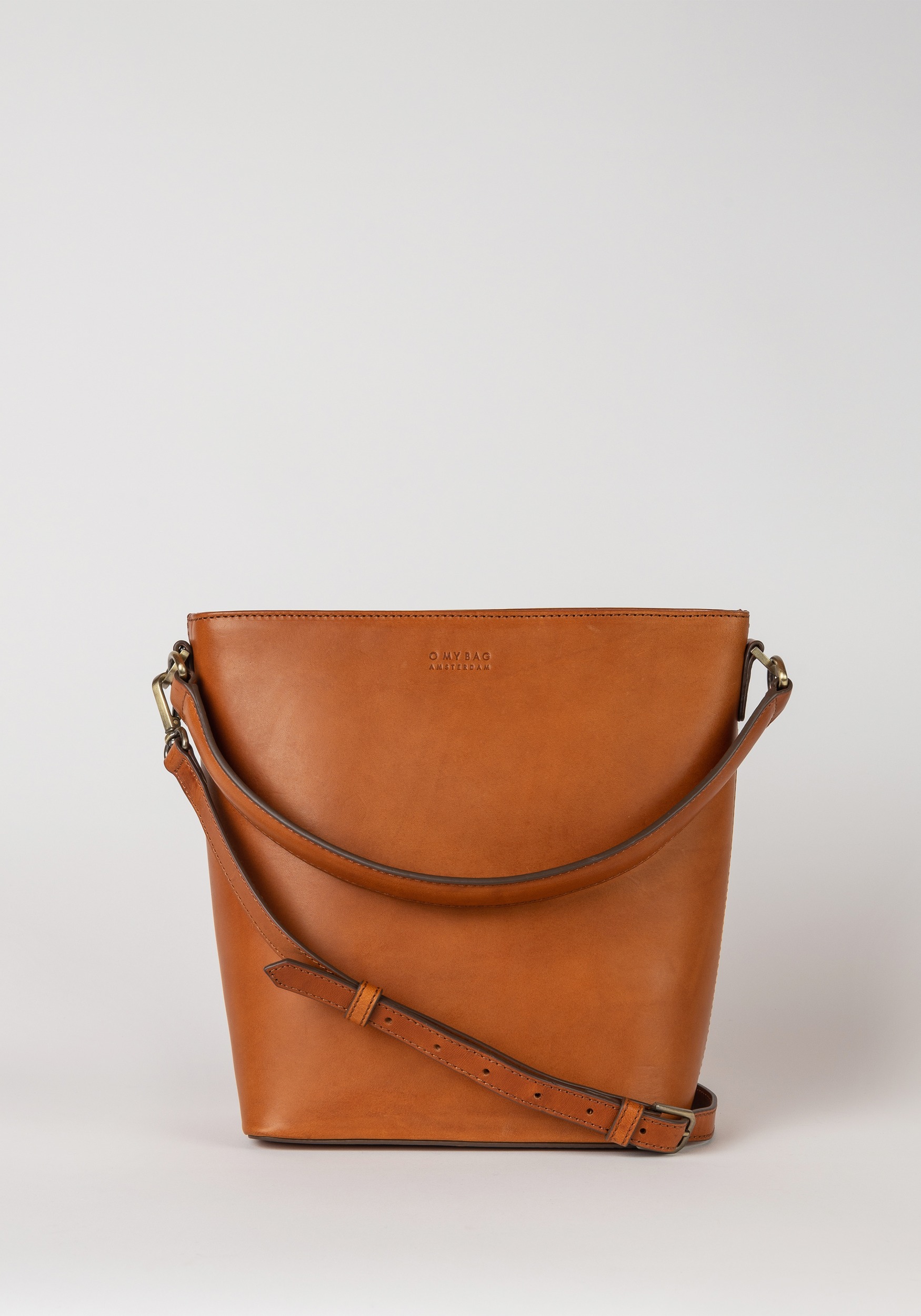 O My Bag Bucket Bag Bobbi Maxi Classic Leather Cognac