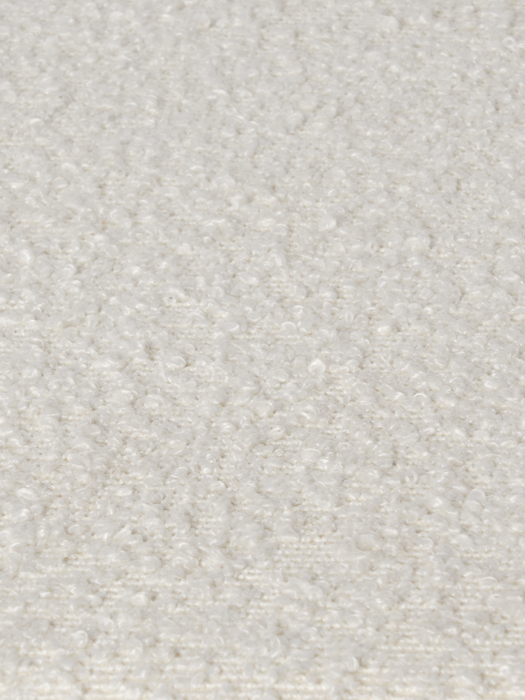 Puf | MDF/polyester/polyuretan. Ø50 x 30 cm. | Off White