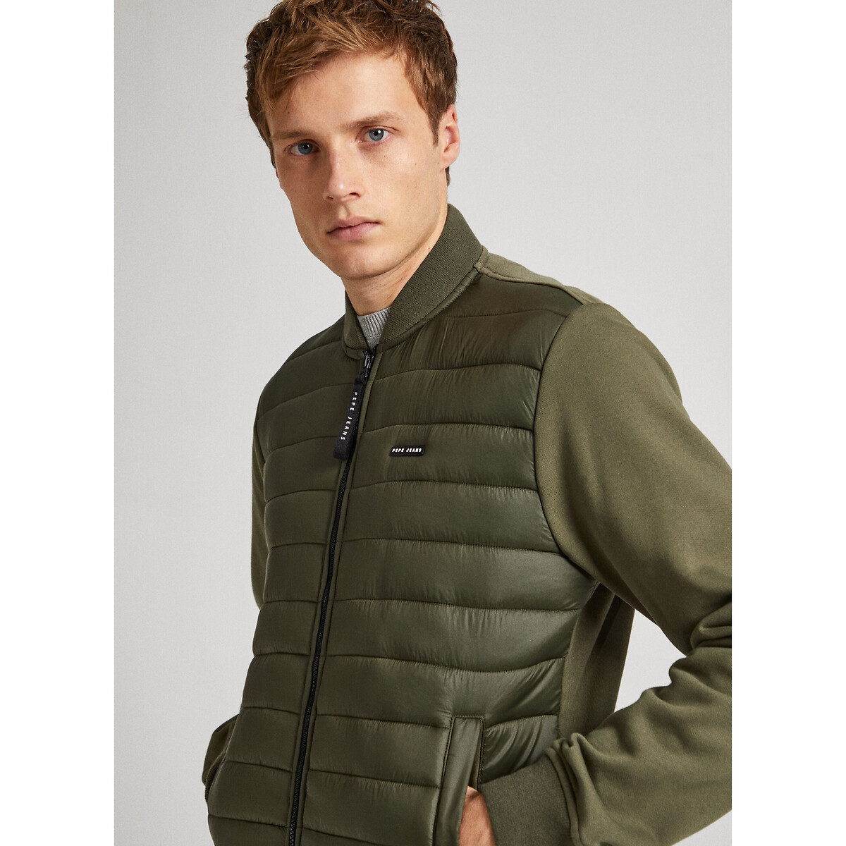 PEPE JEANS<br>Jaqueta bicolor, suéter/jaqueta de plumas