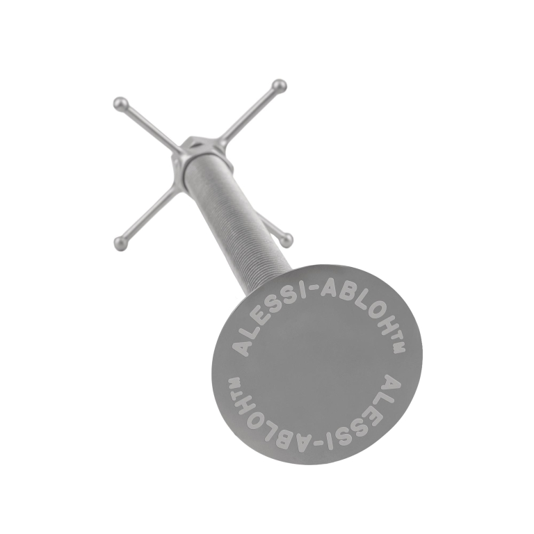 Alessi Conversational Objects by Virgil Abloh bestek met houder