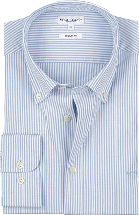 McGregor Overhemd Oxford Streep Lichtblauw MM242.6001.02-2001 kopen
