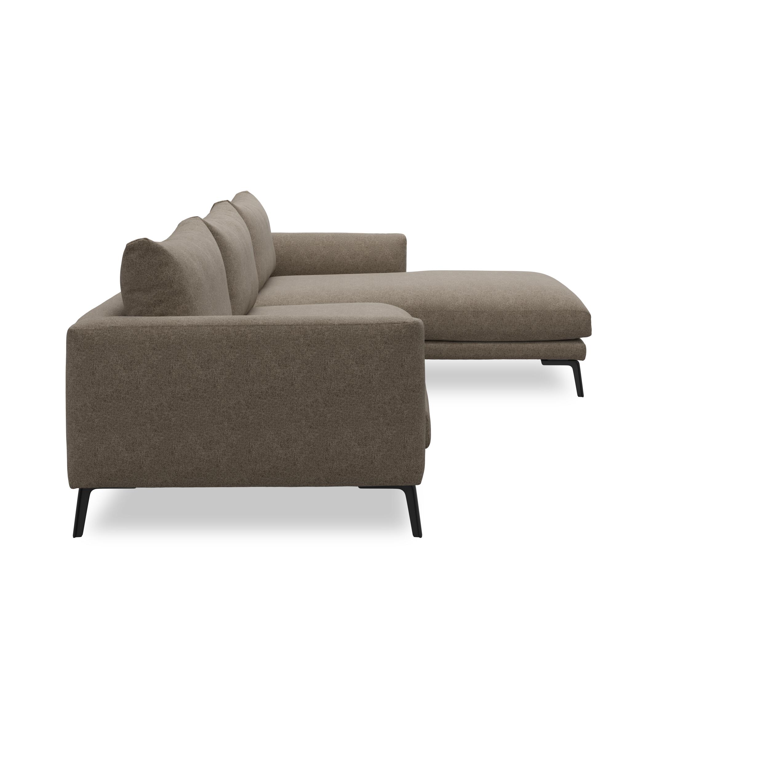 Hallsberg højrevendt sofa med chaiselong