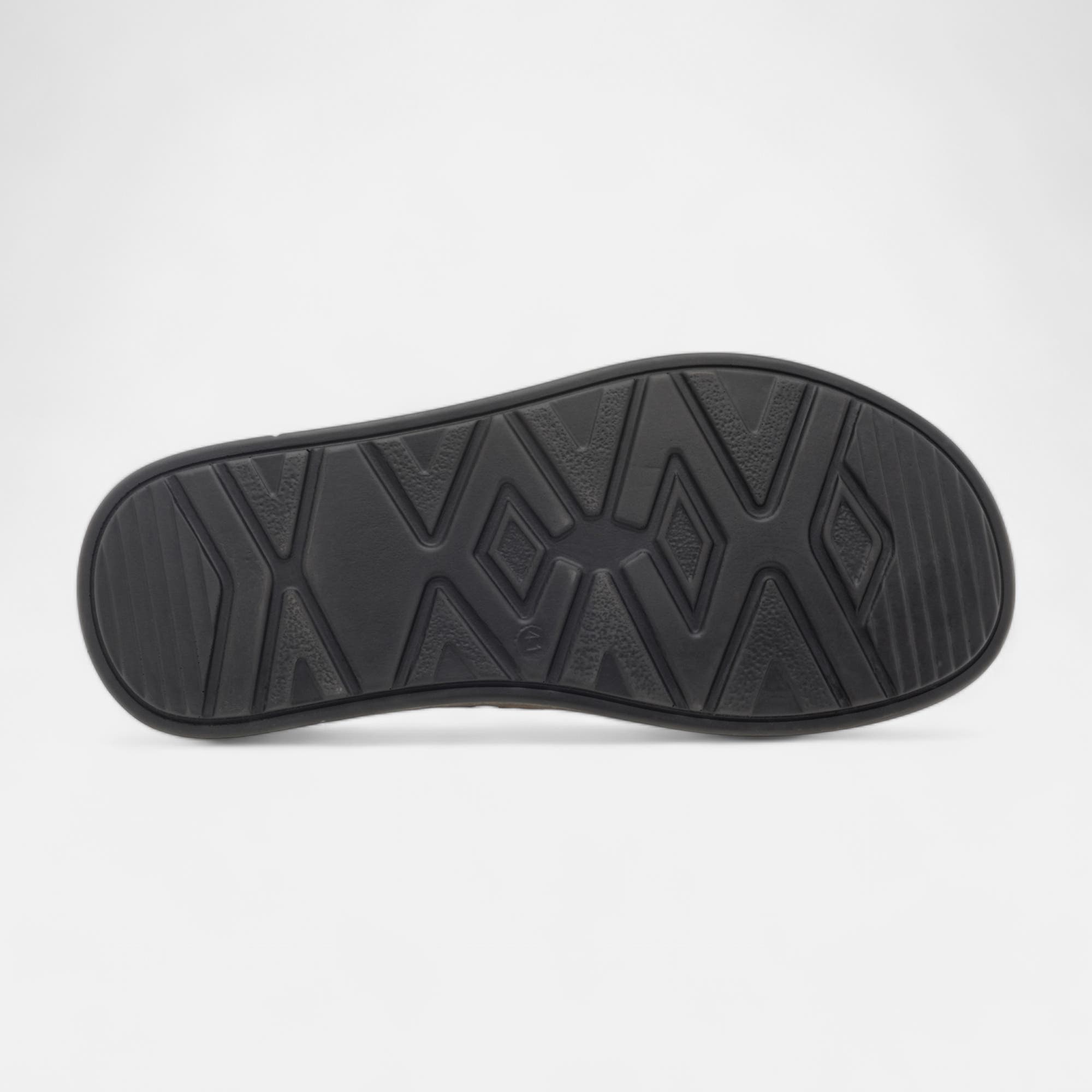 Nu-pieds confort Homme en cuir marron