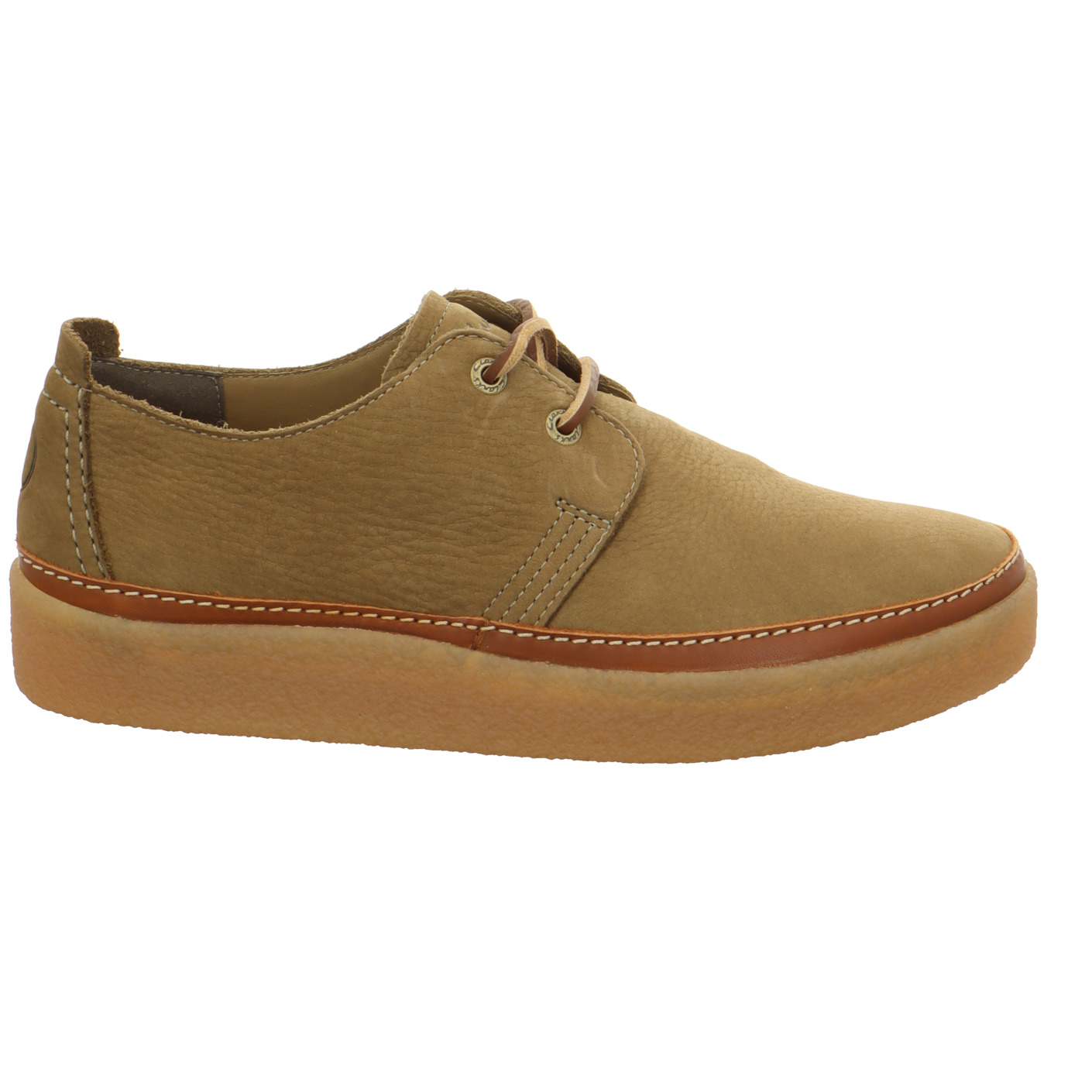 Schnürschuh beige