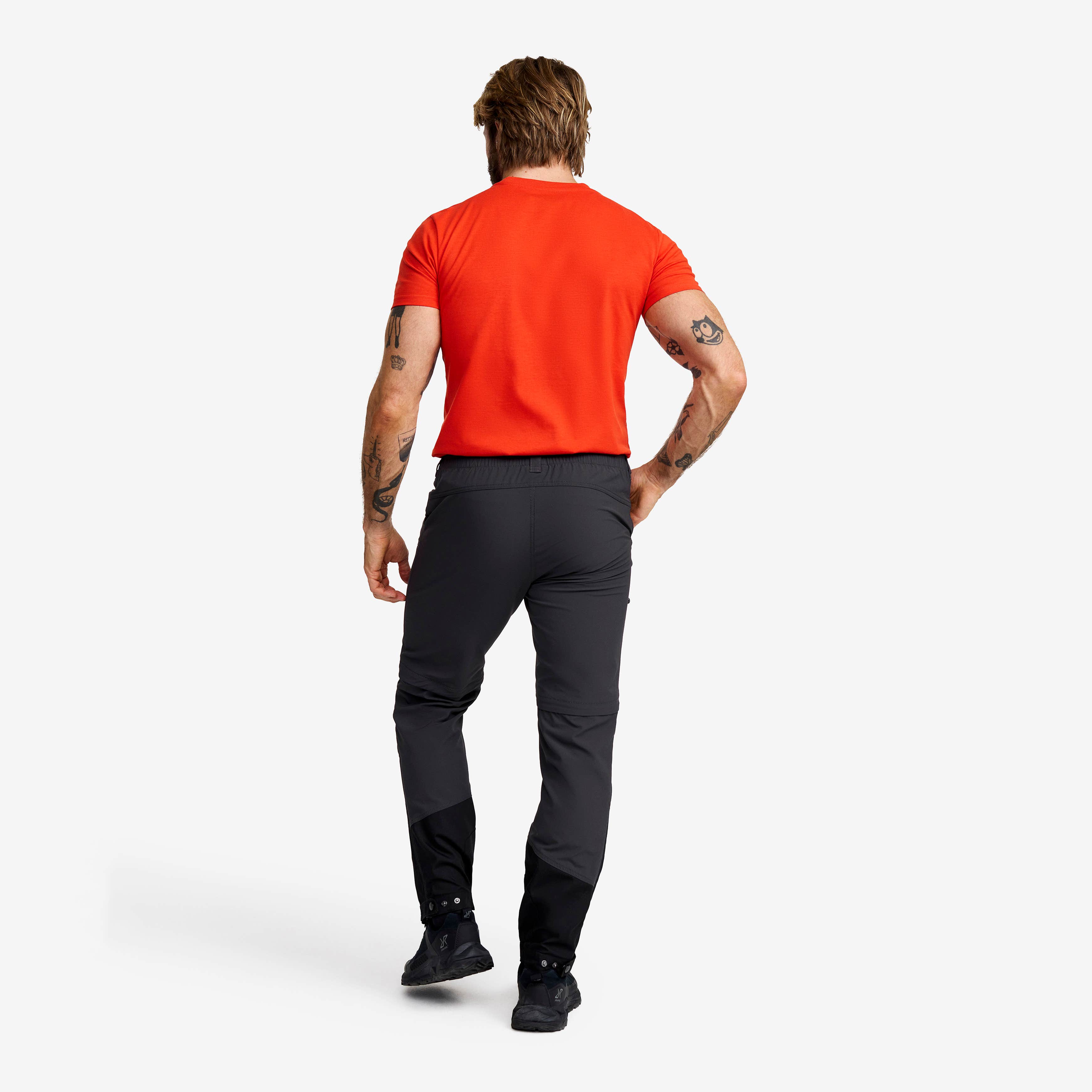 Range Pro Stretch Zip-off Pants Herre Anthracite/Black
