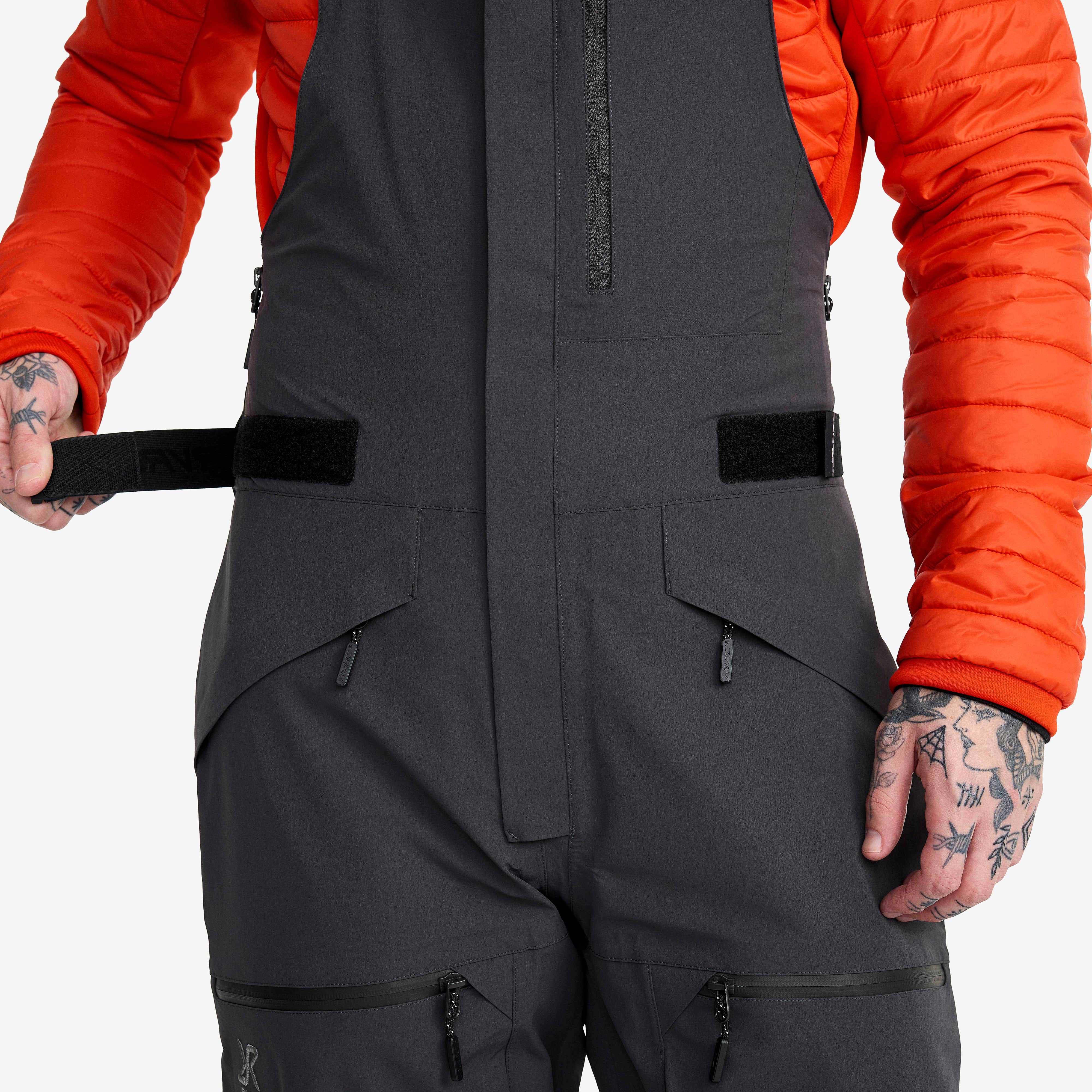 Atlas 3L Ski Bib Pants Herre Anthracite