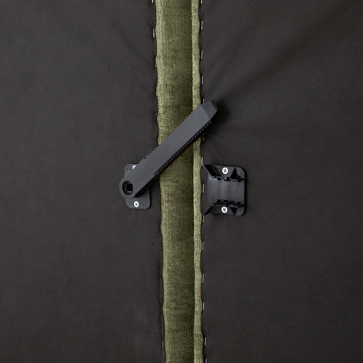LA REDOUTE INTERIORS<br>Banco modular de getextureerd fluweel, Malo