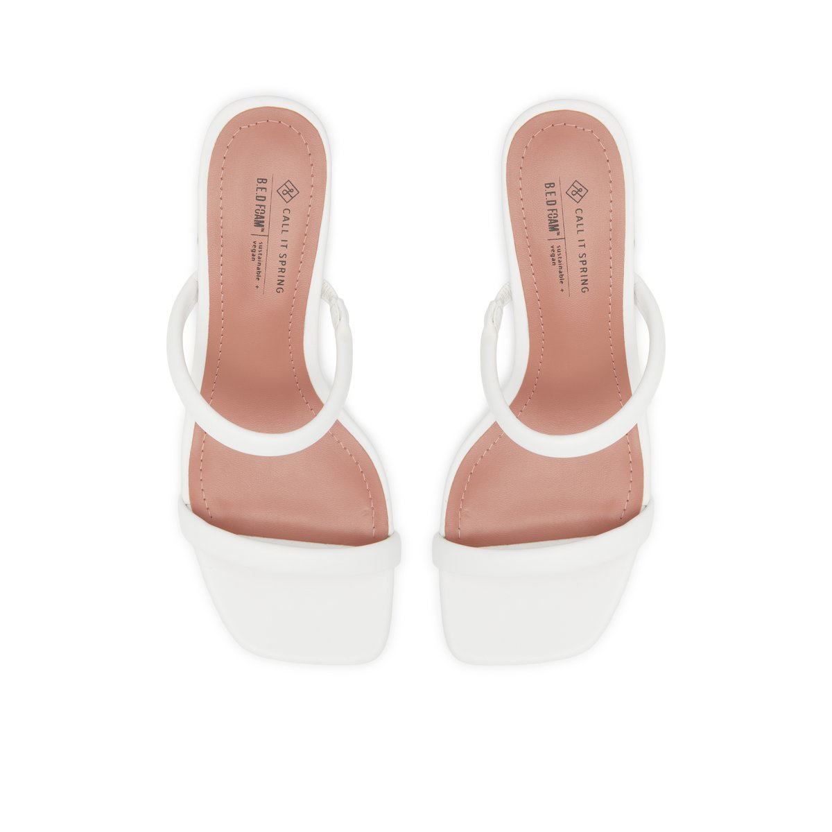 CALL IT SPRING-Kaiaa-l-Mules Sandales - Talon Bloc - Blanc