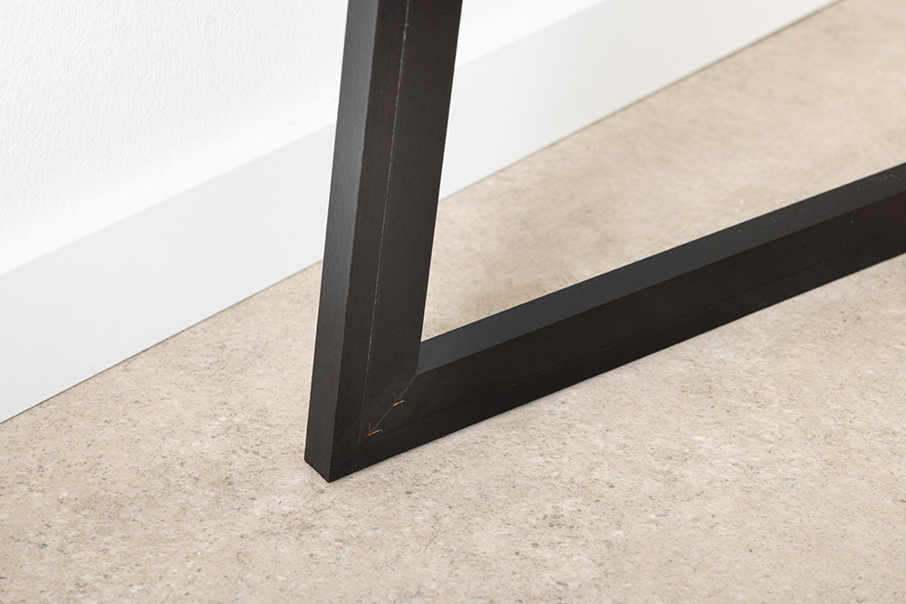 Nordischer Standspiegel PORTRAIT 165cm braun in Walnussholz-Design